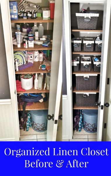 Linen Closet Before/After